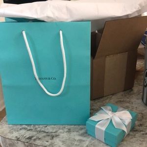 Tiffany & Co Gift Bag and tissue paper